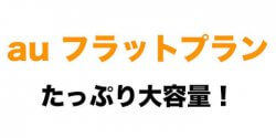 au フラットプランとは?au歴10年の男が料金やデータ量を紹介!
