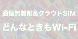 どんなときもWiFiとは?料金・特徴から実際の通信速度をレビュー